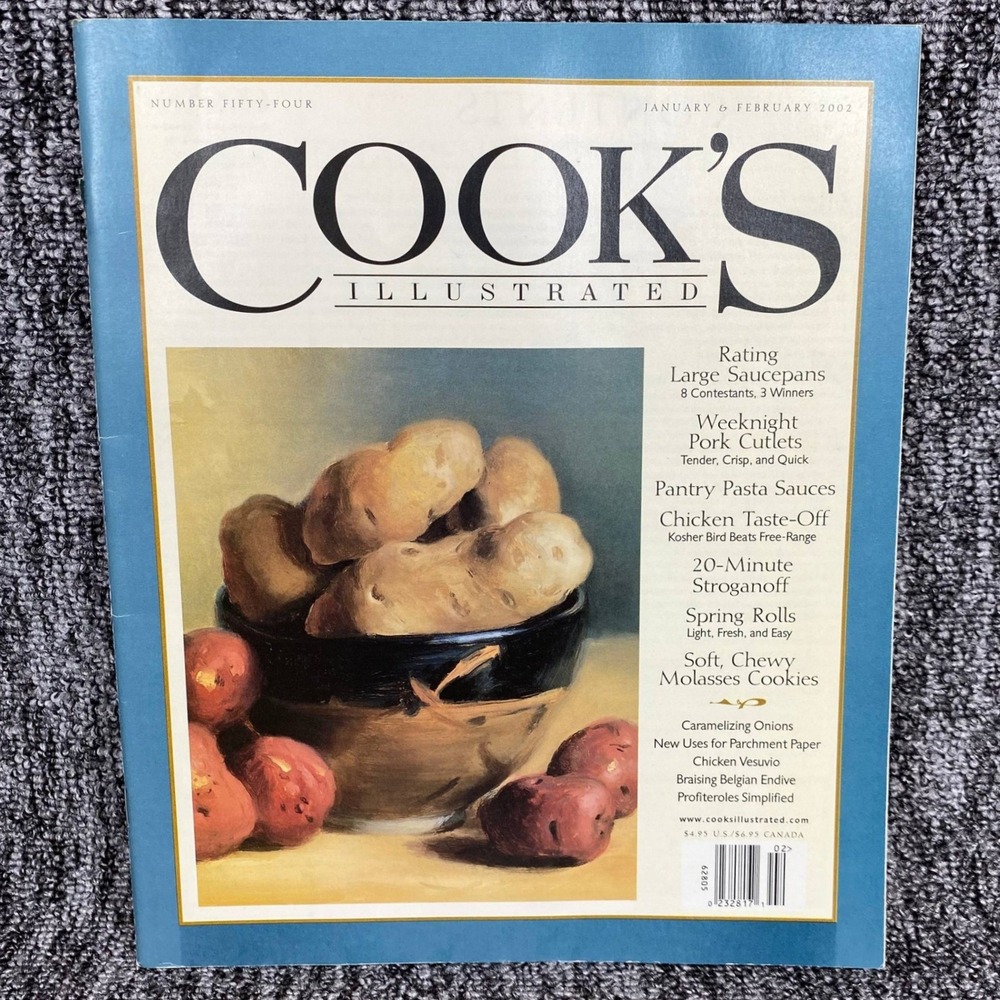 Vintage Cooks Illustrated Magazine Jan Feb 2002 Number 54 Recipes